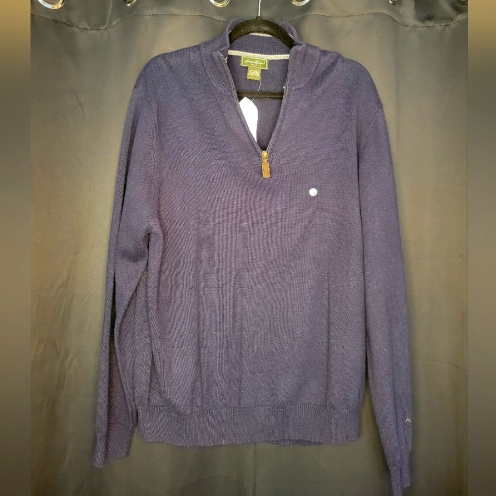 NWT Men's Quarter-Zip Sweater